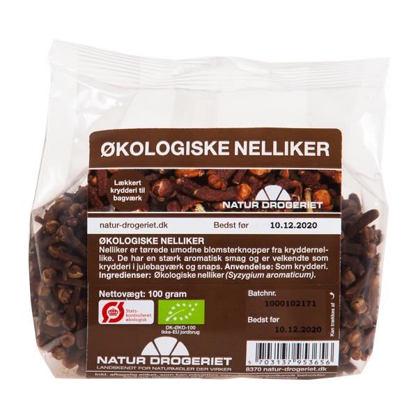 Nelliker hele 100 g økologisk
